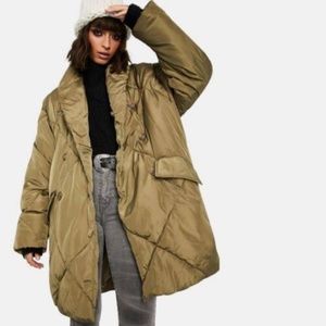 FREE PEOPLE Ella Puffer Jacket - Olive